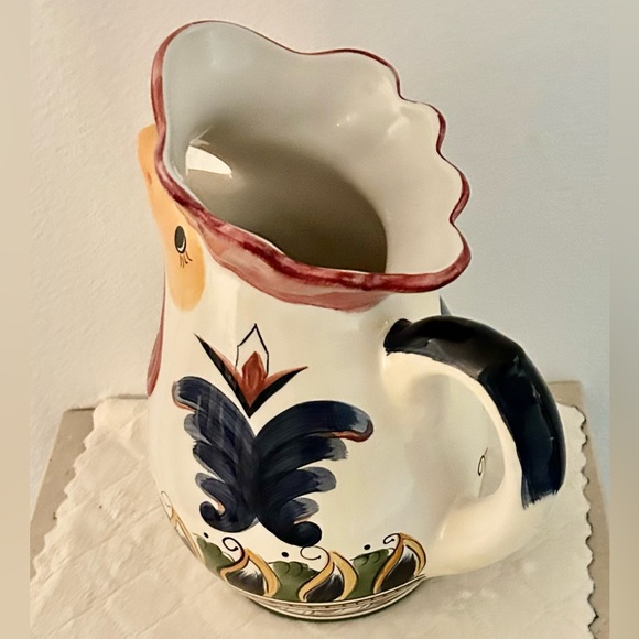 Deruta Rooster Pitcher excellent condition - Picture 2 of 6